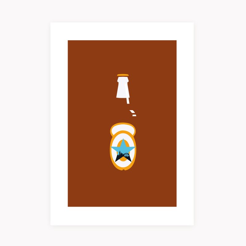 Newcastle Brown Ale Print - NL Wall Art - 1