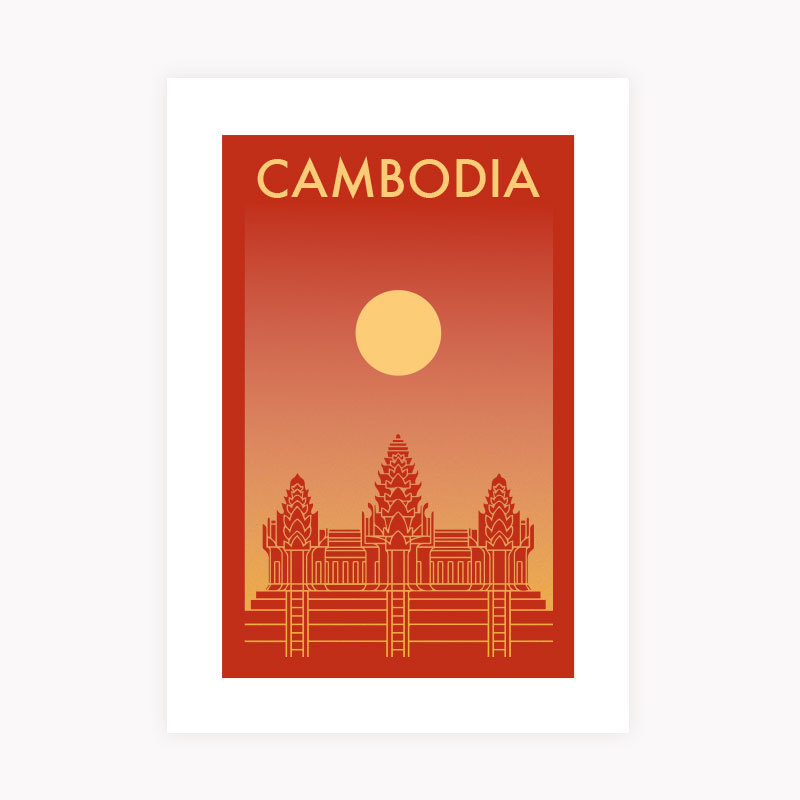 Cambodia - NL Wall Art - 1
