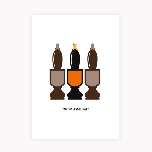 Pint of Hendos - NL Wall Art